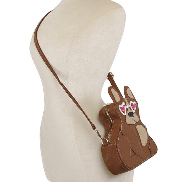 (ONLINE ONLY) Heart eyed doggie crossbody bag