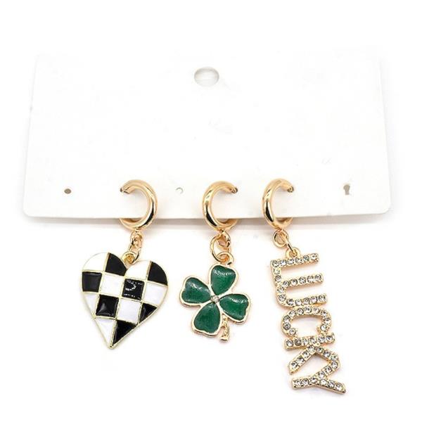 ST PATRICK`S DAY LUCKY 3PCS CHARM SET