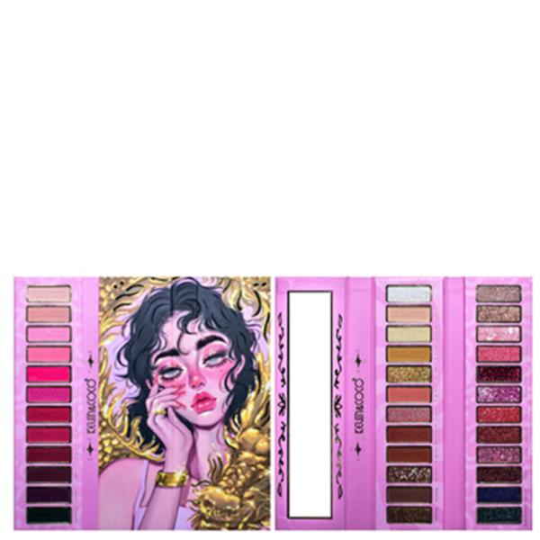 ARTISTIC COVER MIRROR INSIDE LONG PAN RECTANGULAR EYESHADOW PALETTE