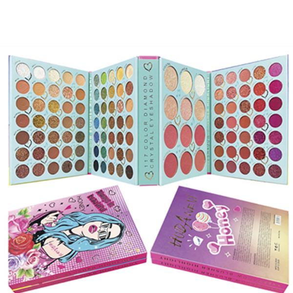 ALWAYS IN BEAUTIFUL EYESHADOW PALETTE RECTANGLE 117-COLOR