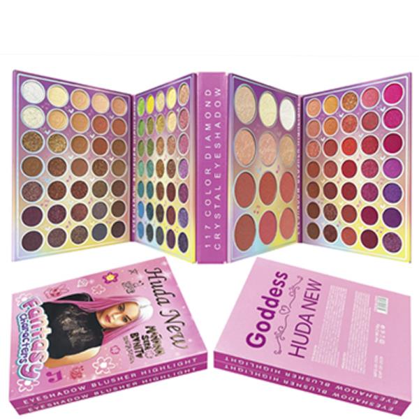 MULTI-PANEL EYESHADOW AND BLUSH PALETTE 117-COLOR