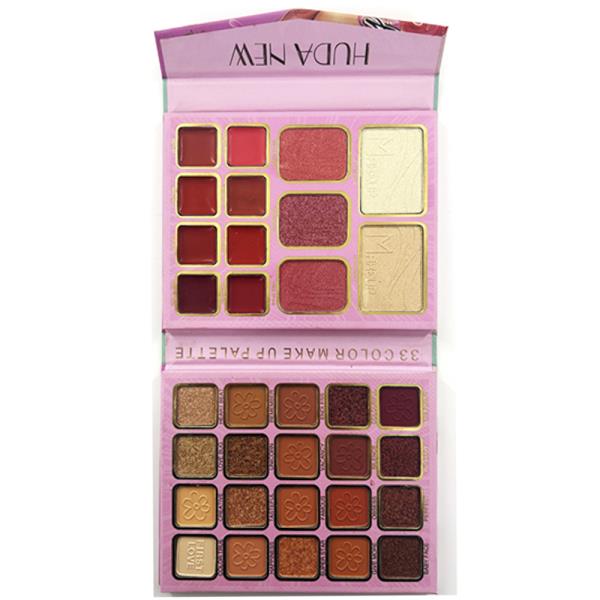 EYESHADOW PALETTE RECTANGLE 33-COLOR (12 UNITS)