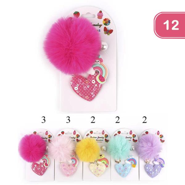 POM POM SHOES BAG CHARM (12 UNITS)