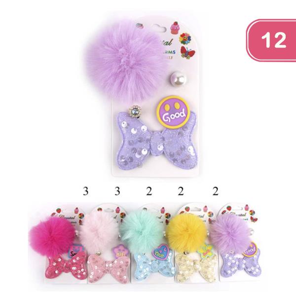 POM POM SHOES BAG CHARM (12 UNITS)