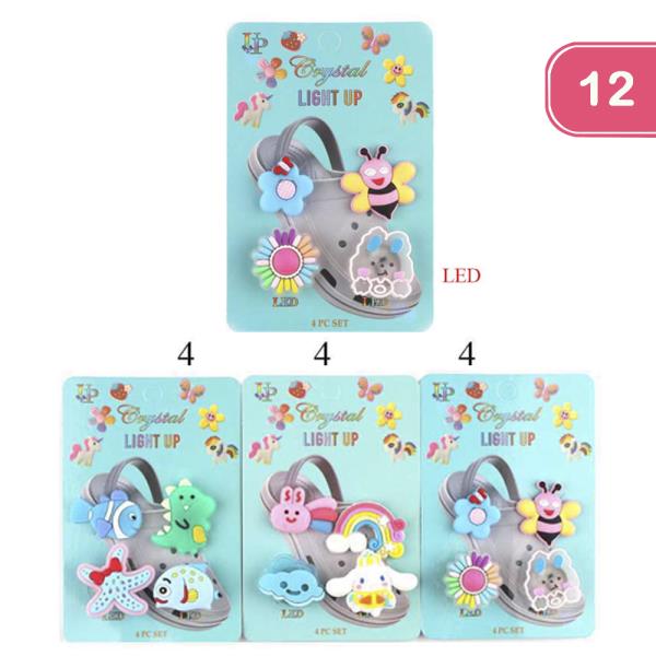 MULTI SHOES CHARM SET (12 UNITS)