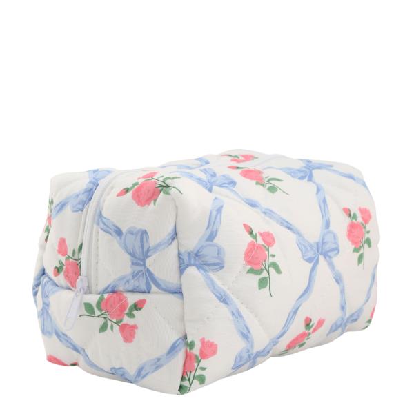 FLOWER RIBBON BOW PATTERN POUCH