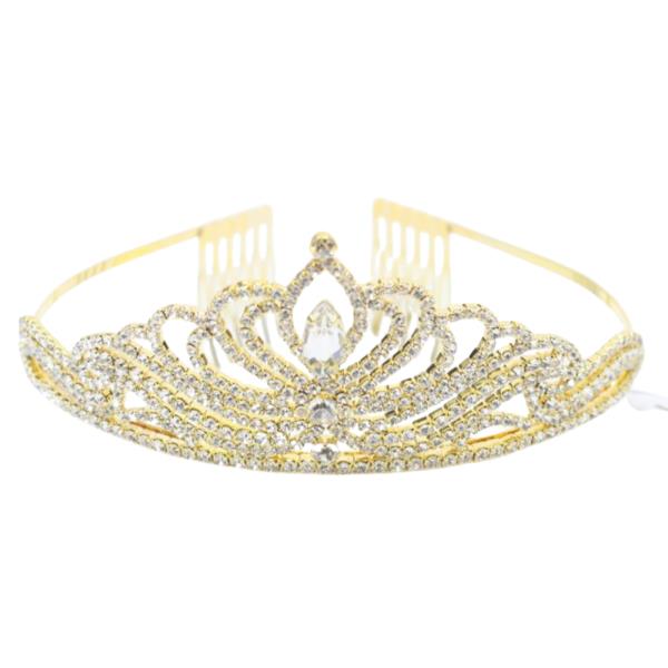 RHINESTONE BRIDAL CROWN TIARA