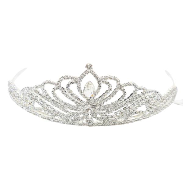 RHINESTONE BRIDAL CROWN TIARA