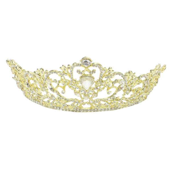 RHINESTONE BRIDAL CROWN TIARA