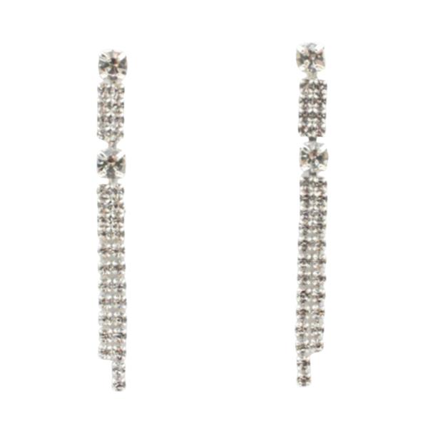 RHINESTONE DROP EARRING