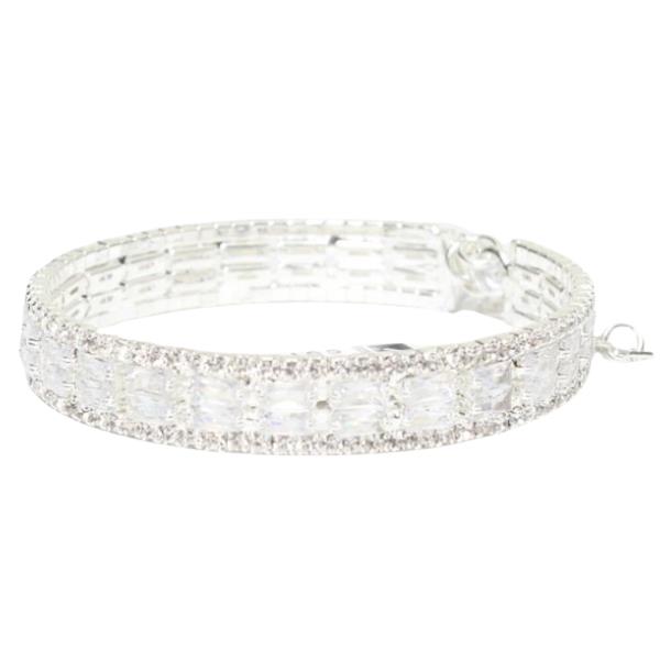 RHINESTONE WIRE BRACELET