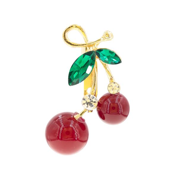 CHERRY PIN BROOCH