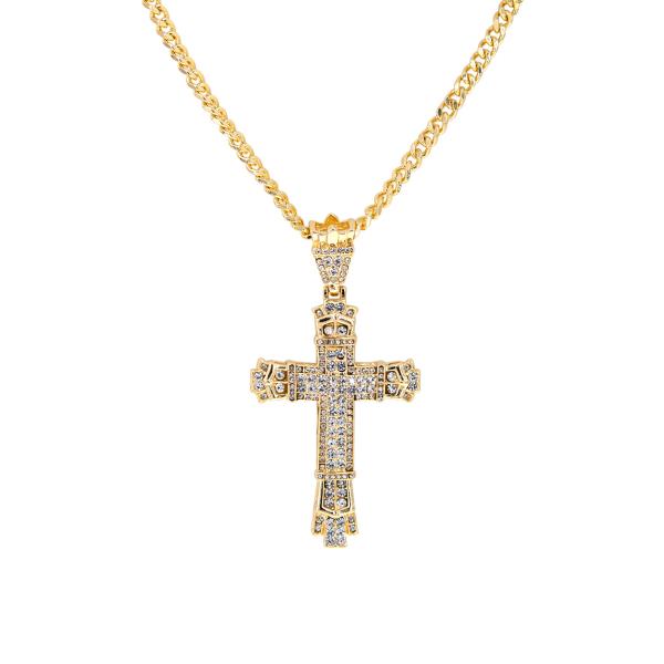 SYRIAN BIG CROSS NECKLACE