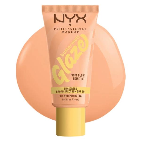 NYX BUTTERMELT GLAZE SOFT GLOW SKIN TINT SPF 30 (3 UNITS)