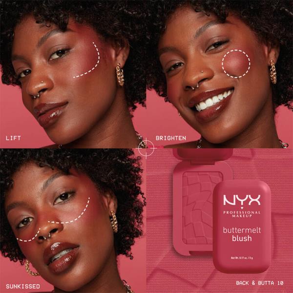 NYX BUTTERMELT BLUSH (3 UNITS)