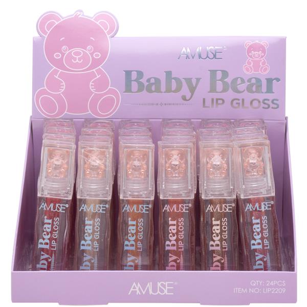 AMUSE BABY BEAR LIPGLOSS (24 UNITS)