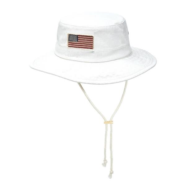 USA AMERICAN FLAG BUCKET HAT WITH STRAP