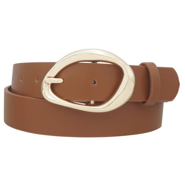 ORGANIC OVAL BUCKLE BELT