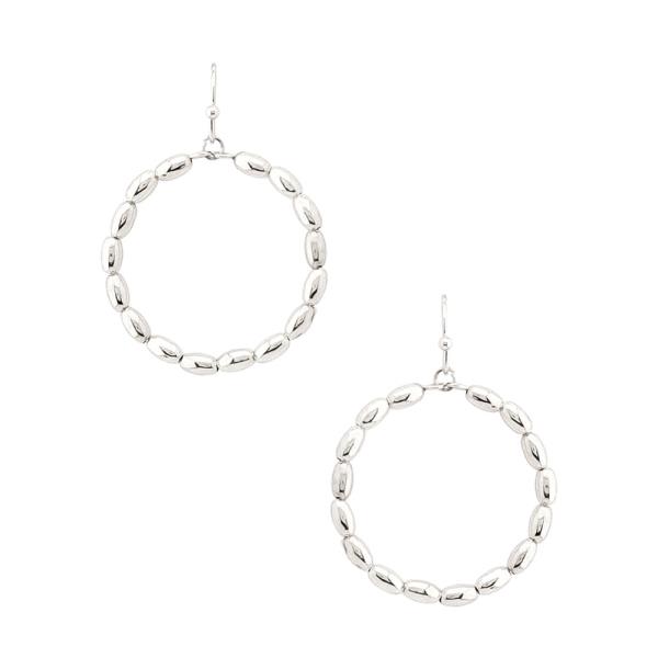 ROUND BEADED DANGLE EARRING