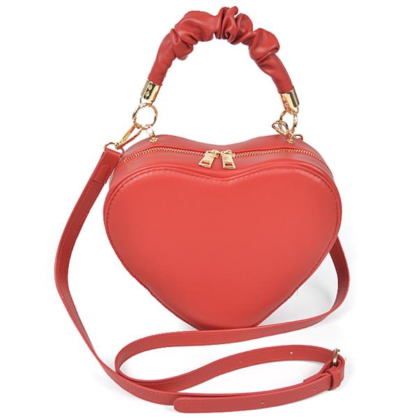 HEART SHAPE TOP HANDLE BAG