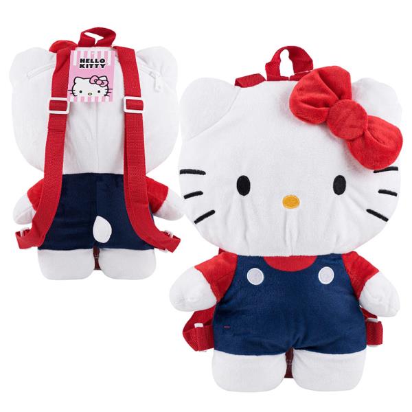 HELLO KITTY PLUSH BACKPACK BLUE