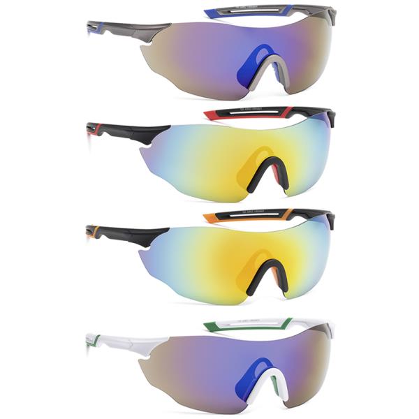 SPORTS SHIELD SUNGLASSES 1DZ