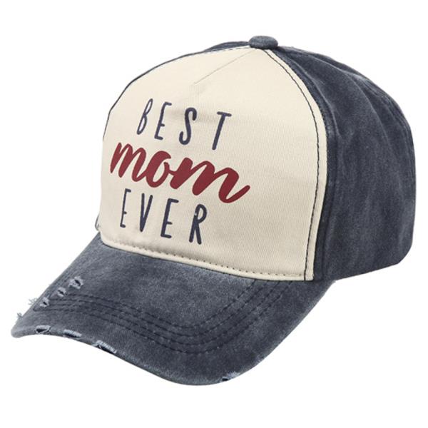 BEST MOM EVER TWO TONE TRUCKER HAT CAP