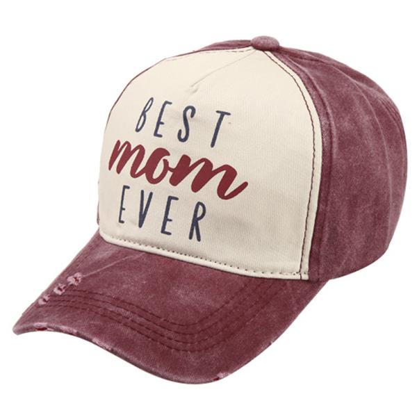 BEST MOM EVER TWO TONE TRUCKER HAT CAP