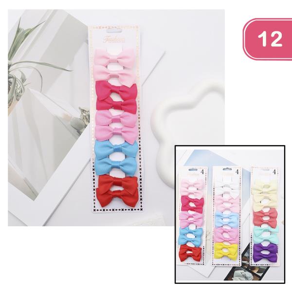 RIBBON HAIR PIN SET (12 UNITS)