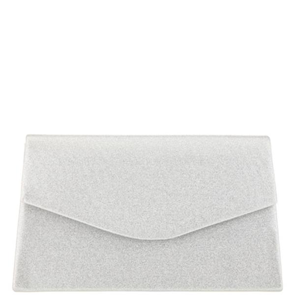 TEXTURED FLAP CLUTCH BAG