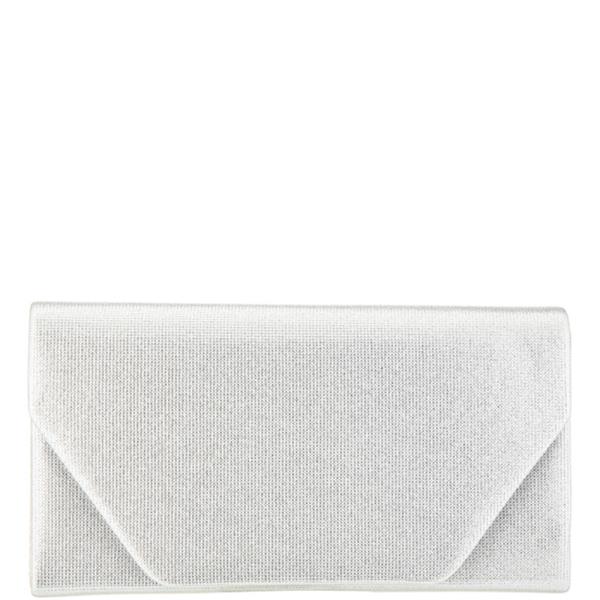 TEXTURED FLAP CLUTCH BAG