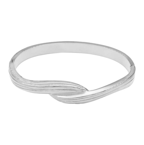 METAL HINGED BANGLE BRACELET