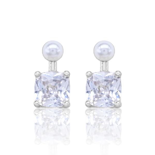 PEARL SQUARE SHAPE EARRING