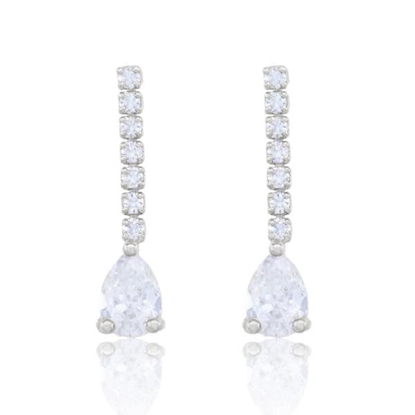 TEARDROP RHINESTONE EARRING