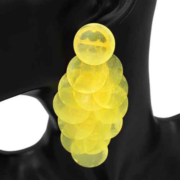 MULTI ROUND POST EARRING