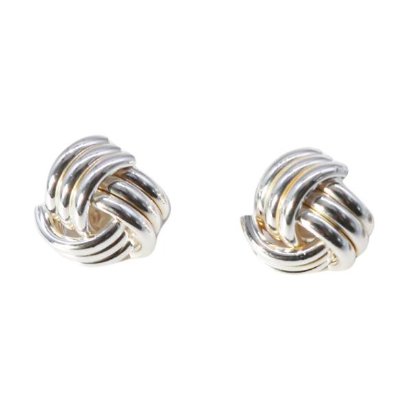 KNOT METAL STUD EARRING