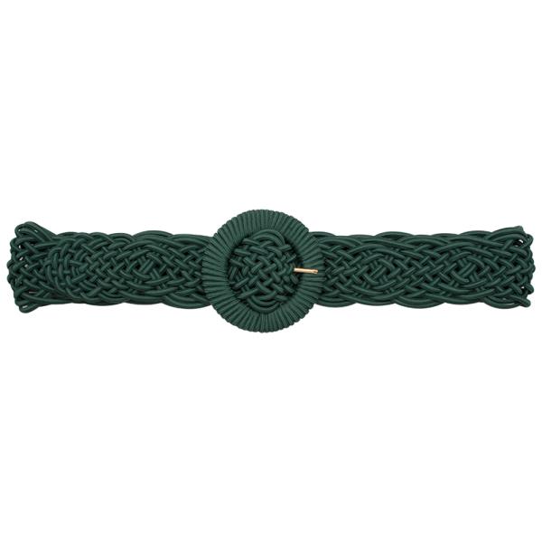 ROUND STRING DESIGN BUCKLE BELT