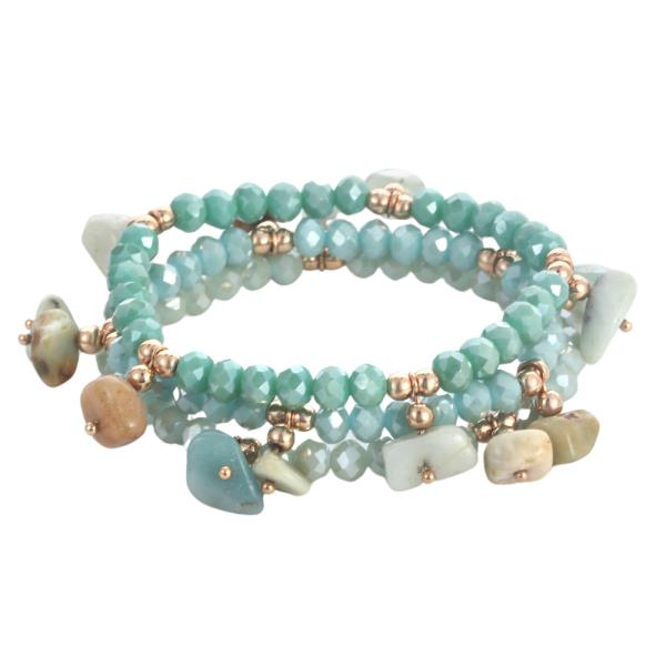 MULTI BEADED BRACELET SET