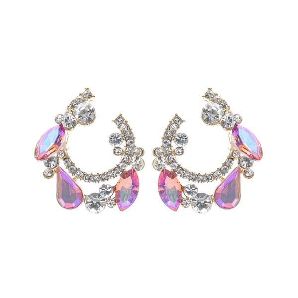 MARQUISE OPEN CIRCLE EARRING