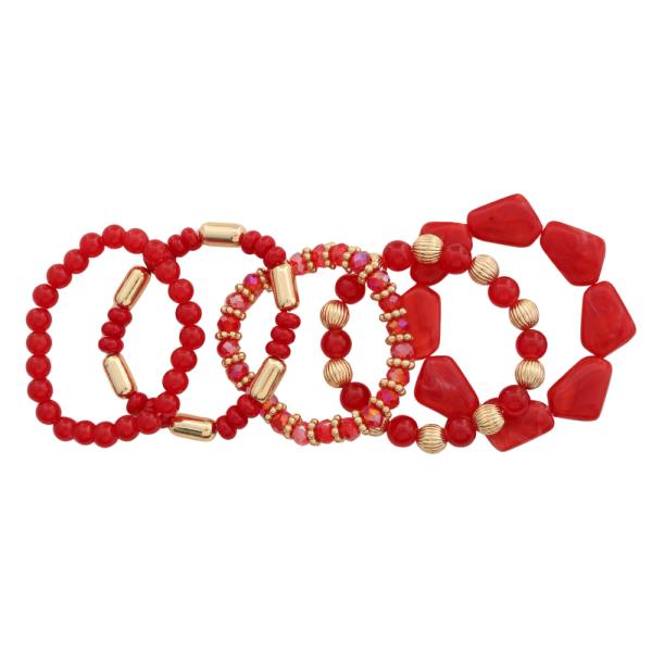 MULTI BEADED BRACELET SET