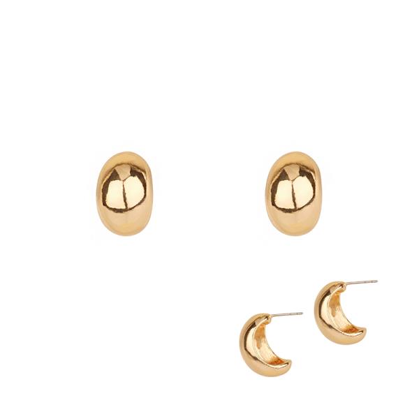 METAL HOOP EARRING