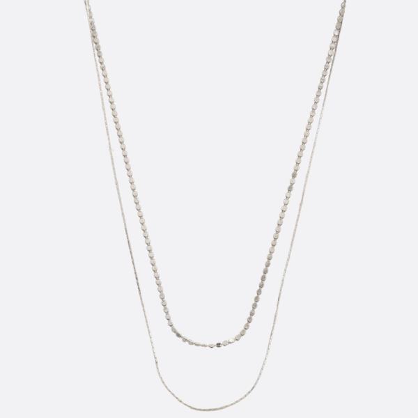 SODAJO DAINTY LINK LAYERED NECKLACE