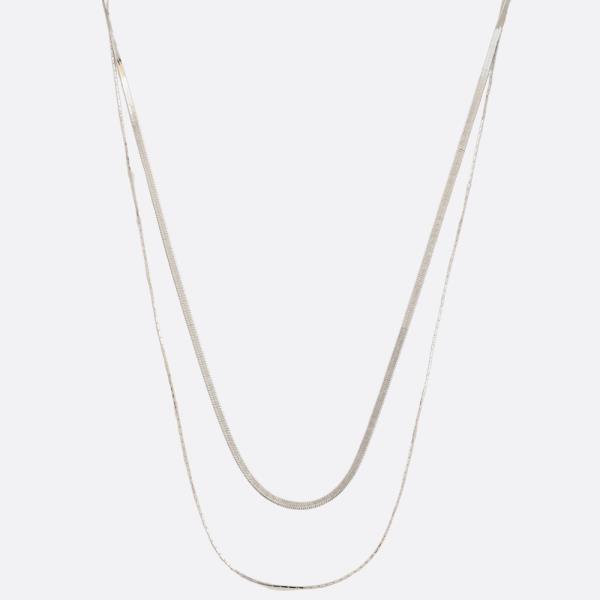 SODAJO LAYERED GOLD DIPPED NECKLACE