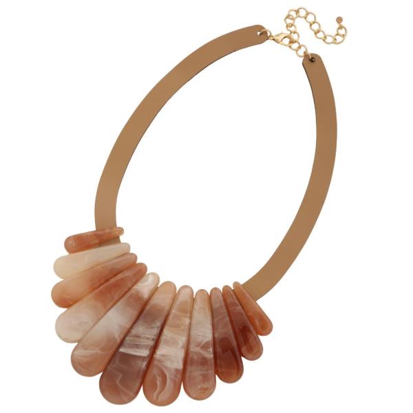 ACETATE STATEMENT NECKLACE