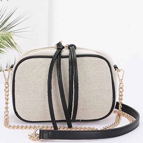 CANVAS BOWLING CROSSBODY BAG
