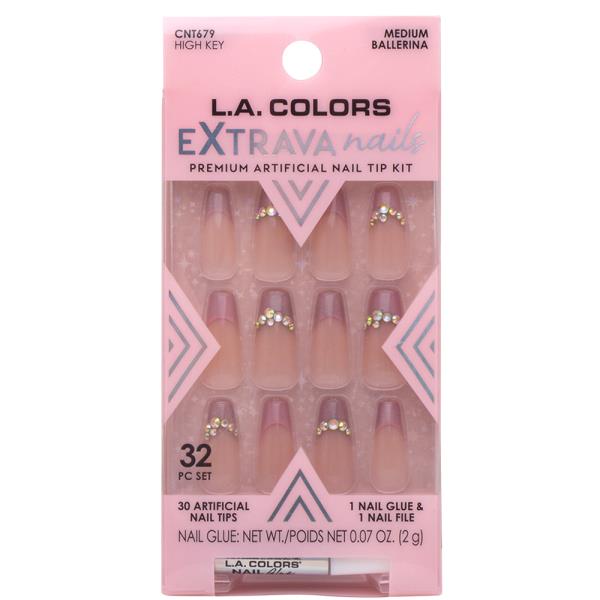 LA COLORS EXTRAVA PREMIUM ARTIFICIAL NAILS DECORATION TIP KIT