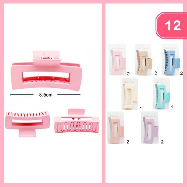 HAIR CLAW JAW CLIP (12 UNITS)