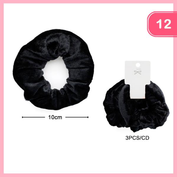 SCRUNCHIES HAIR TIE SET (12 UNITS)