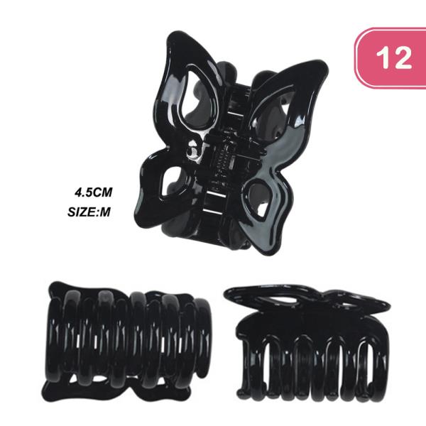 HAIR CLAW JAW CLIP (12 UNITS)