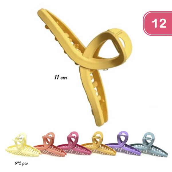 INFINITY HAIR CLAW JAW CLIP (12 UNITS)